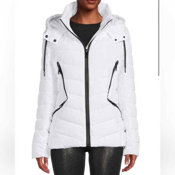 Karl Lagerfeld White Puffer Jacket - Picture 9 of 10